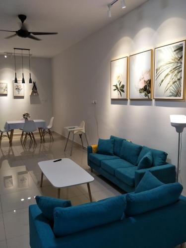 Kluang Apartment | 73 Cozyhome-Gated and Guarded,Northern European Interior
