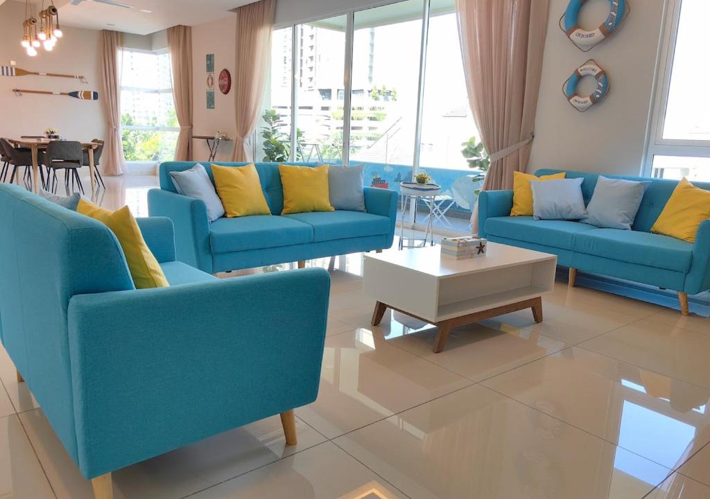 Kampung Datuk Keramat Apartment | A3A l Near KLCC TRX l Santorini l 18 Guests