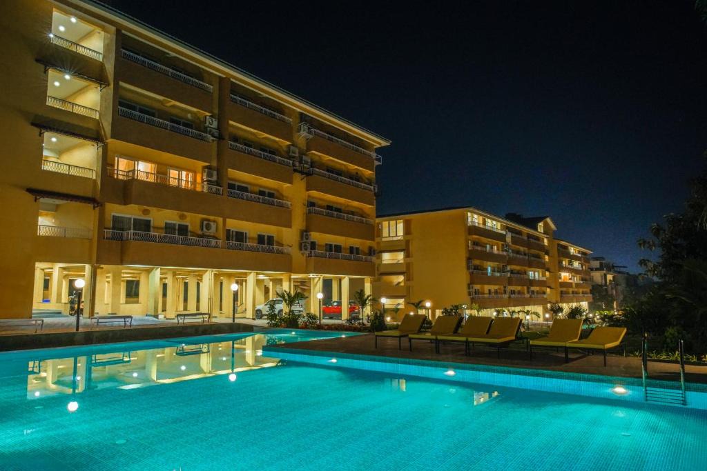 Candolim Apartment | Alaya Stays 3 BHK Apartment with Pool - Veera Marina