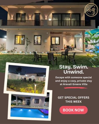 Sohna Villa | Aravalli Greens - Pool & Spa, Party Hall & Lawn