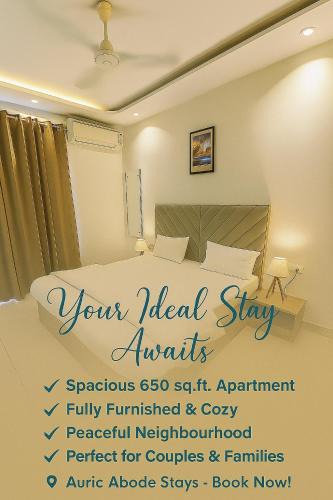 Gurugram Apartment | Auric Abode - luxe Studio Near CyberHub Prime Golf Course Road Stay