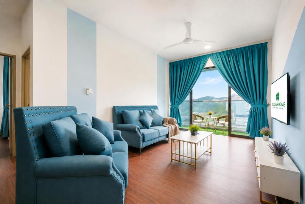 Brinchang Apartment | Blueish Top 2 Palas Horizon brinchang Cameron Highland - C home Luxury B-2-4