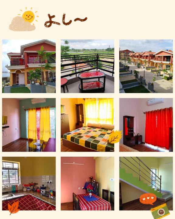 Bolpur Apartment | Bolpur Shantiniketan Bungalow on Kopai River