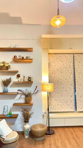 Aizawl House | Casa Zo The Trio room with three single beds & balcony