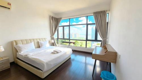 Gelang Patah Apartment | Cloud Dwell Forest City Cerulean Bay Four bedrooms and one living room