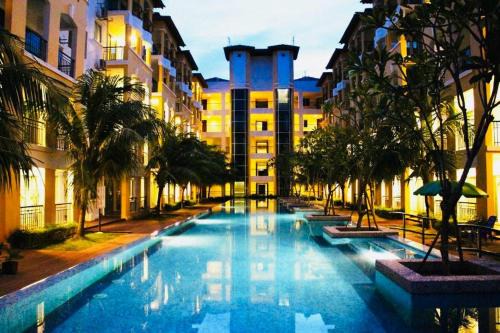 Bandar Penawar Apartment | Desaru Beach Resort Family Suite 5GWifi Netflix D3A12