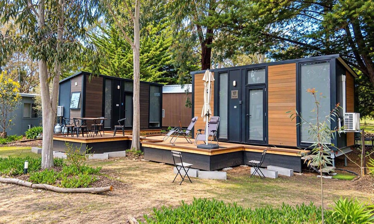 Dadswells Bridge House | Double Tiny House Villa @ Grampians Edge by Tiny Away