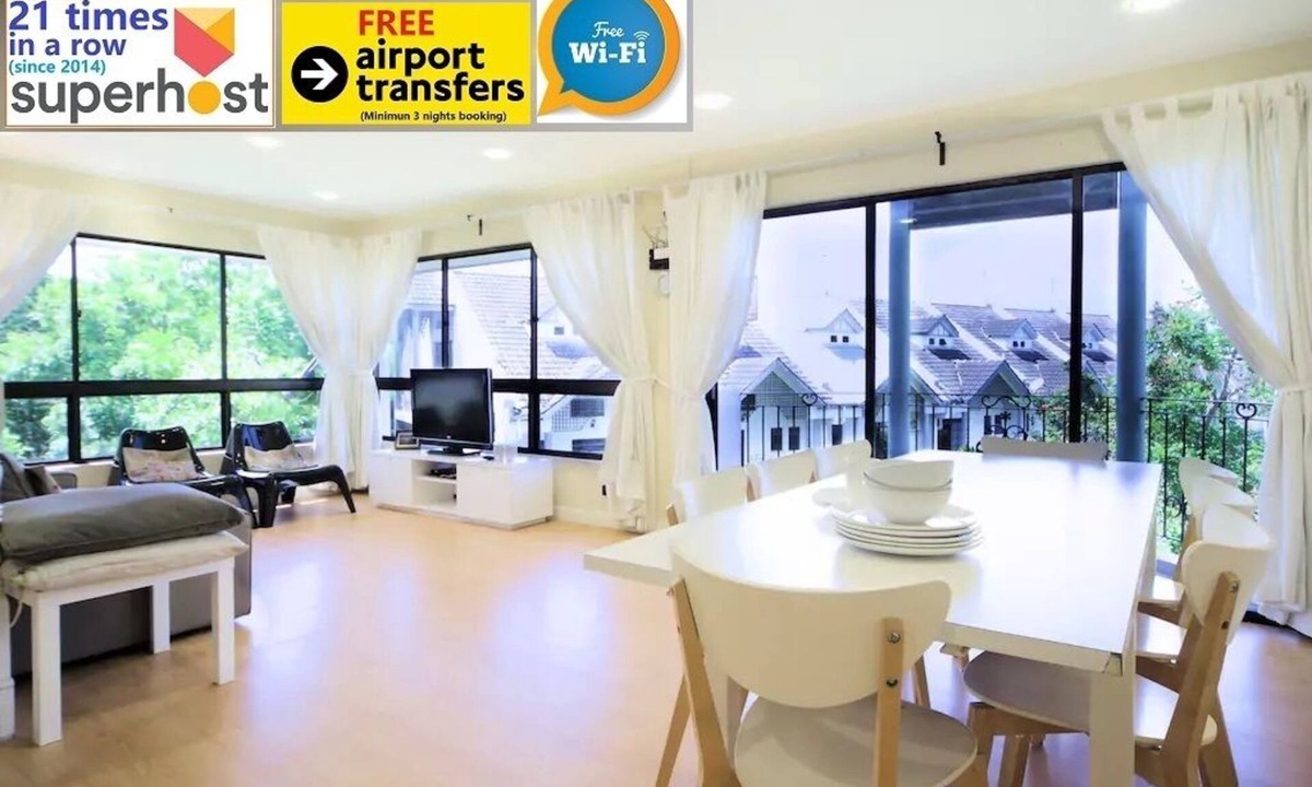Kampung Sembulan Baru Apartment | (E3) Duplex 4-Room, 3-bath, 1 Kitchen Apartment (1500 Sq ft)