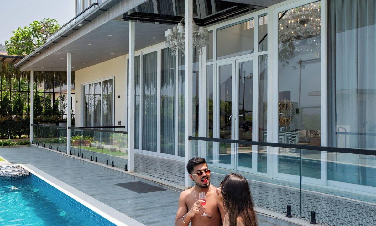 Village Hokra Villa | ELIVAAS Tuscan 5BHK Villa with Pvt Pool