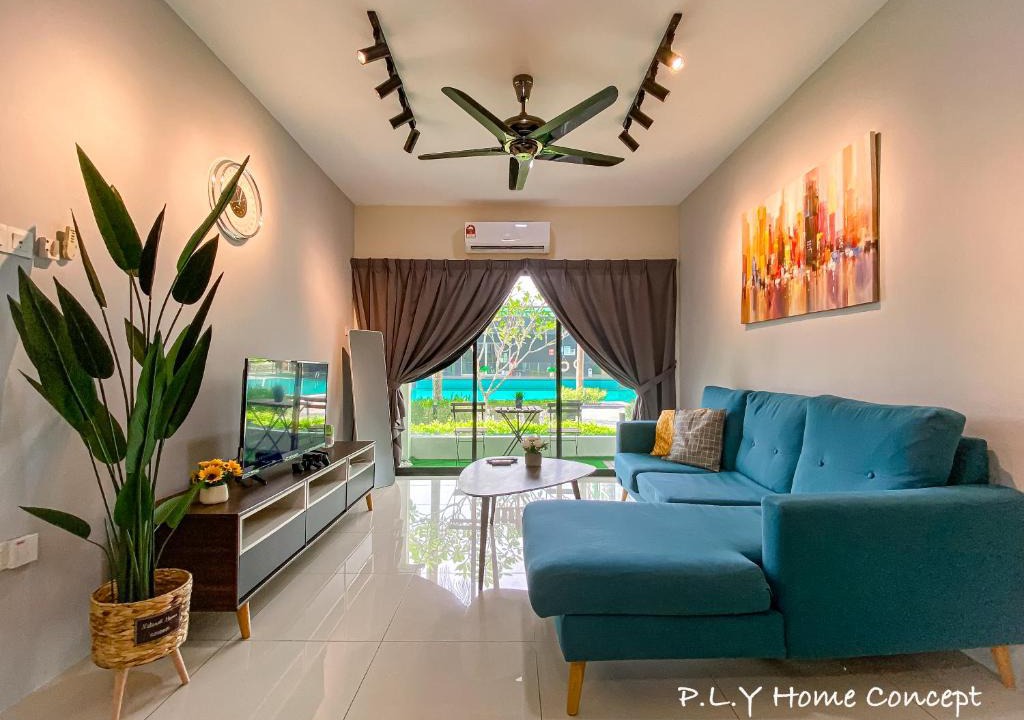 Kampung Kuala Pari Apartment | Groundfloor Poolside Manhattan Ipoh Free Netflix&Carpark