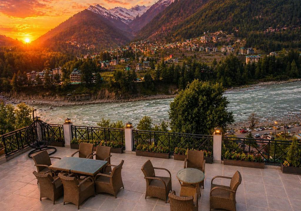 Vashist Hotel | Hotel Hollywood Manali - Scenic River & Mountain View With Premium Rooms Near Mall Road