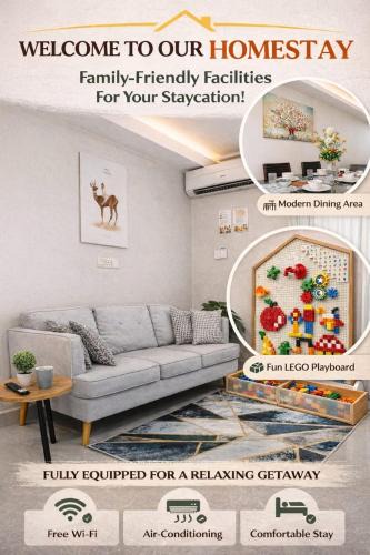 Kota Kinabalu House | K Home - Cozy 2-Storey Home -5R3B -16 Pax - CityKK - ImagoMall