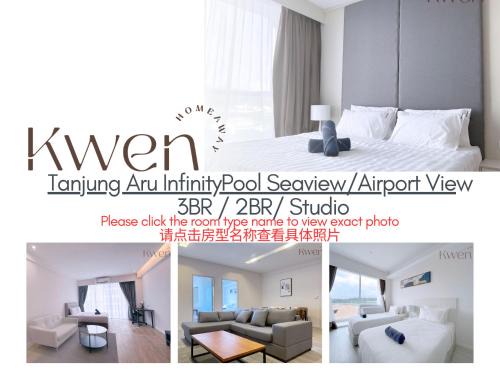 Tanjung Aru Apartment | KWEN Suites-Tanjung Aru InfinityPool Seaview/Airport View