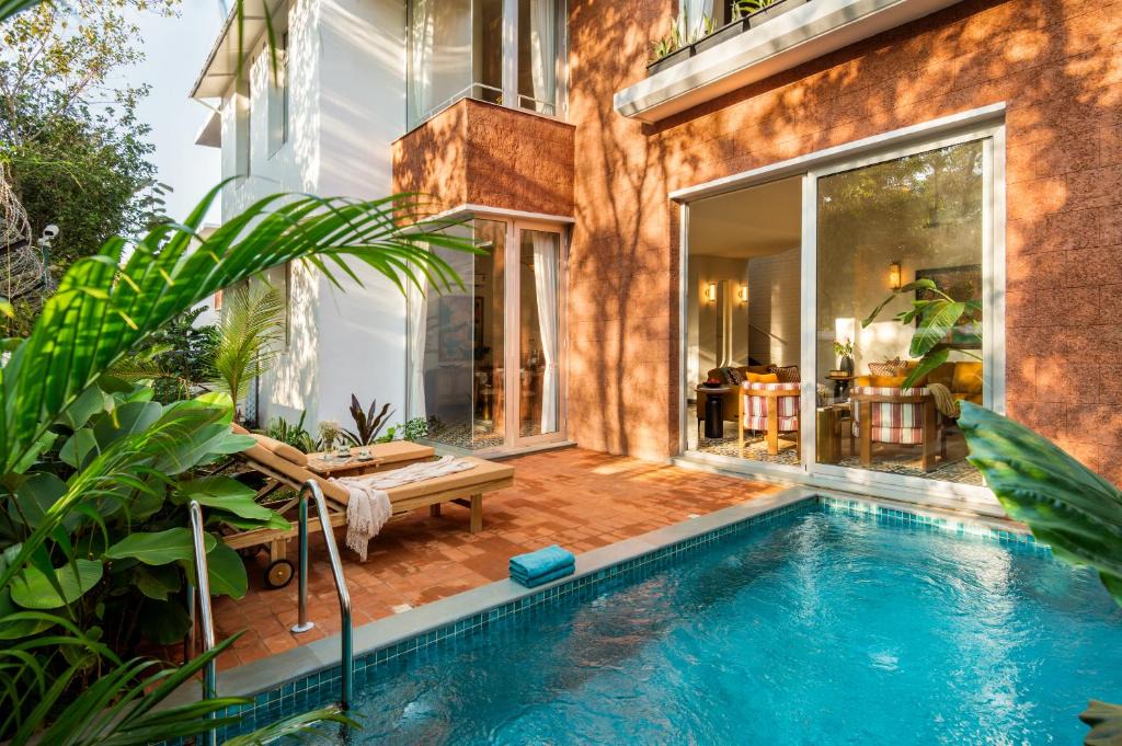 Verla Canca Villa | La Zacara by The Blue Kite 2BHK Premium Villa Located in Parra with Private Pool, Fully Equipped Kitchen, WiFi & 24x7 Security