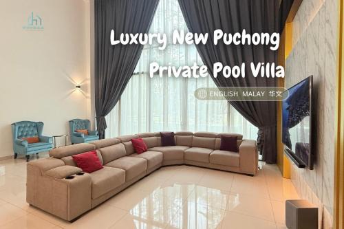 Kampung Pulau Meranti Villa | Luxury New Puchong Private Pool Villa up to 30pax