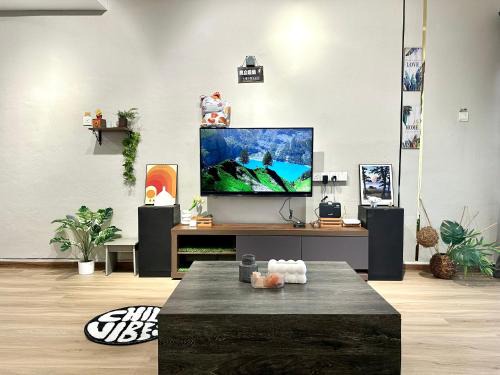 Central Seberang Perai House | Modern Cozy Sweet House 4 ROOM 10pax@ALMA BM