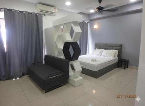 Kampung Telaga Nibong Apartment | Nuha Studio Stay at D'perdana Apartment
