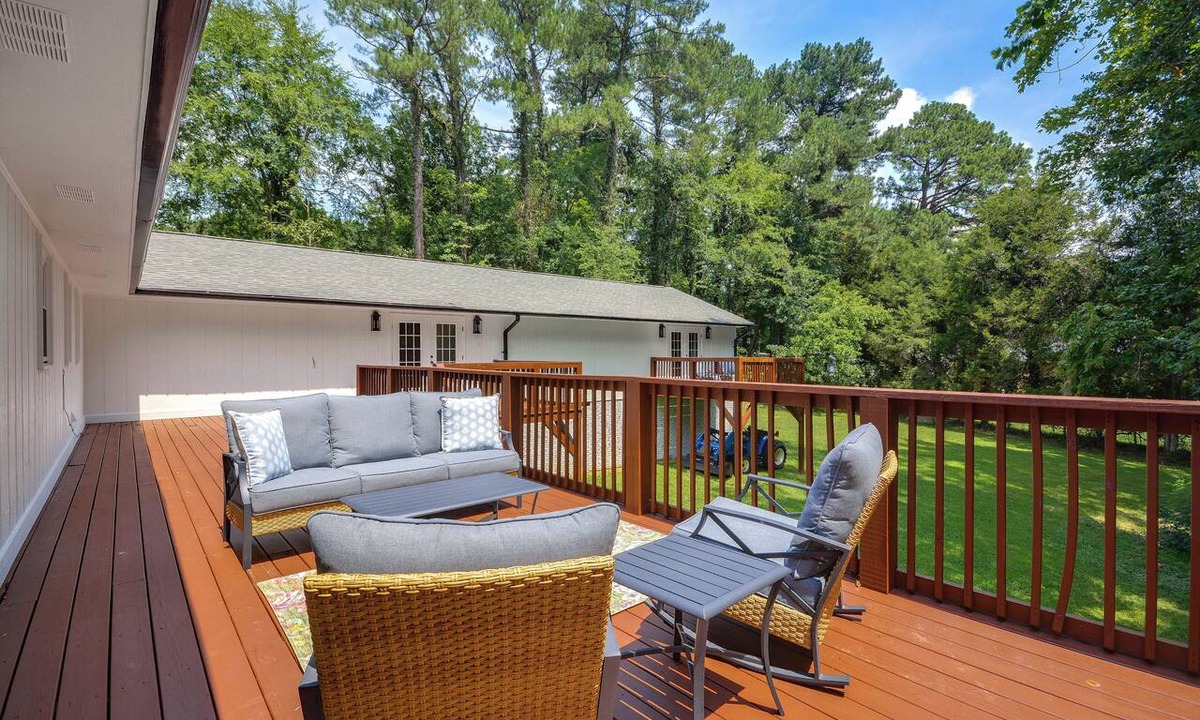 Trinity House | Office, Deck, Yard: Thomasville Gem on Golf Course