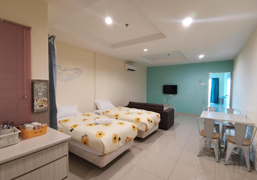 Lumut Apartment | Peaceful 1-bedroom unit at Marina Island by JoMy Homestay