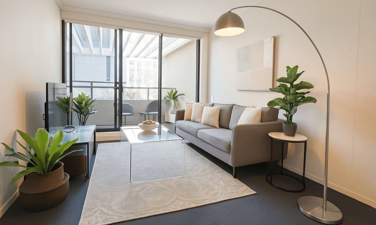 St. Leonards Apartment | St Leonards- FW206 Herbert Street - Spacious 1BR + Study with Balcony Near Cafes Transport