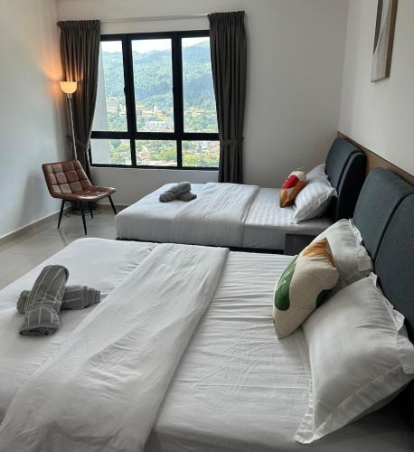 Melayu Apartment | Studio 4pax SunshineKekloksiView