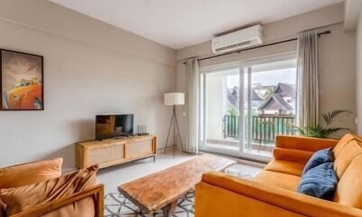 Nerul Apartment | Stylish 2BHK Condo with Pool Access & Gym Near Candolim Beach