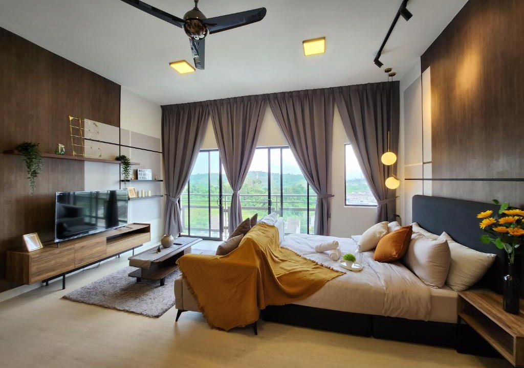 Taman Equine Apartment | Taman Equine Comfy Studio#Greenery View#4 pax#Aeon Mall