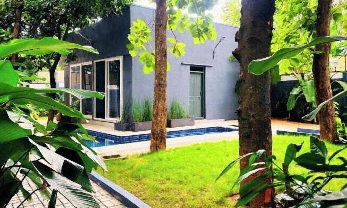 Ramanagara Villa | The Calms Villa by Travent Mug