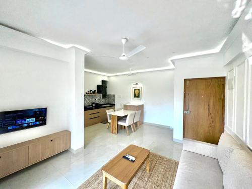 Sainagar Apartment | The Candolim Calm - Coastal 1BHK for Couples & Families with Pool Access