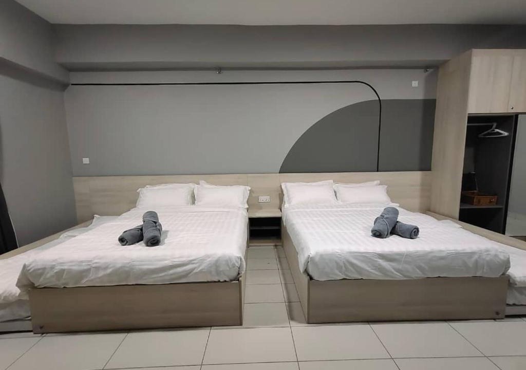 Tanjung Aru Apartment | We Stay Studio Room Aeropod Near Airport,KKCity,TgAru Beach-6Pax