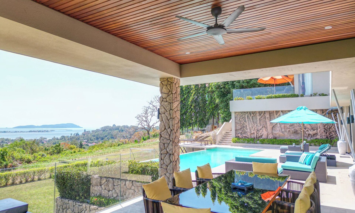 Padang Matsirat Villa | White Monkey Villa - Private Pool & Jacuzzi @Seaview