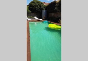 Poolside in Coogee in Sydney