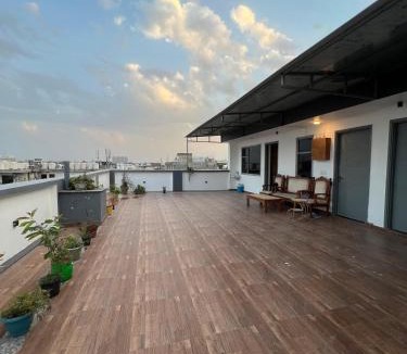 Chhatarpur Apartment | 1202 , Rooftop , Cozy Cave 2BHK with Pvt Theatre