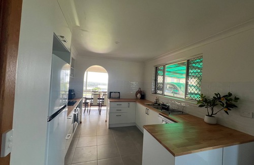 Woolgoolga House | 3 bedroom cottage with ocean views fully furnished with ample space for the kids