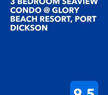 Taman Tanjung Apartment | 3 BEDROOM SEAVIEW CONDO @ GLORY BEACH RESORT, PORT DICKSON