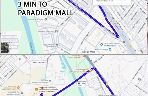Johor Bahru Apartment | 3 min Paradigm, 5 min Sutera Mall, Garden Studio