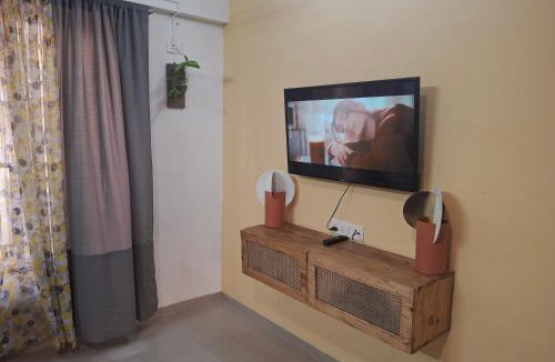 Thane West Apartment | AaryaStays Boho 2 bhk next to Thane station