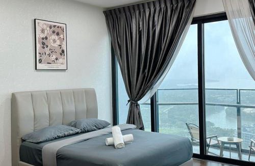Nusajaya Apartment | Almas suites Puteri Harbour Netflix Free snack