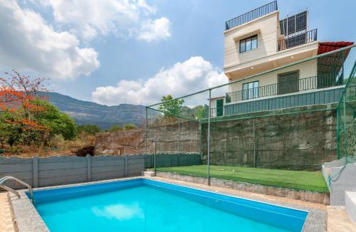 Karjat Villa | Ansh Villa Luxury 4-BHK Pet-friendly Getaway with Private Pool, Lawn & Sports Turf Near Solanpada Dam & Sahyadri Waterfall