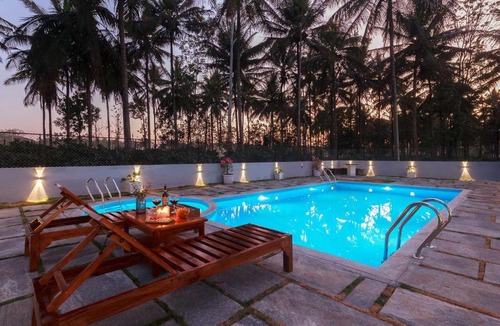 Kushalnagar Villa | Bask In The Greens Coorg with Private Pool - Pet Friendly - Complimentary Breakfast