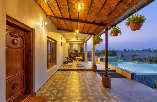 Doddaballapur Apartment | Blue Mirage Villa by StayJadePoolNr AirportBBQ