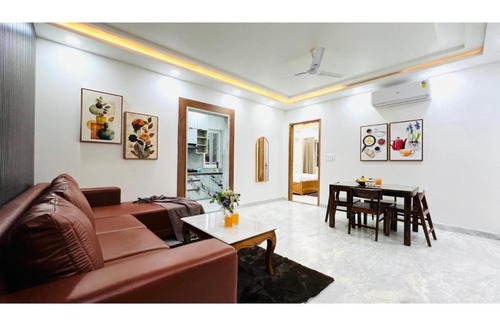 New Delhi Apartment | BluO Modern 2BHK - Central Delhi