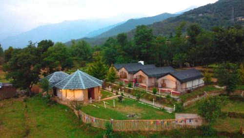 Bir Other | Camp Kelang a Mountain View Camping Bonfire near Paragliding landing site