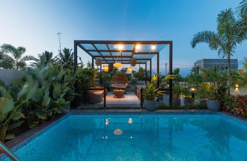 Hosur Apartment | Casa Ibiza Pool Garden 1.2hr Koramangala