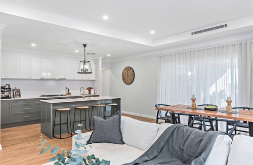 Moss Vale House | Country Charming. Enjoy your morning coffee with our cow neighbours!