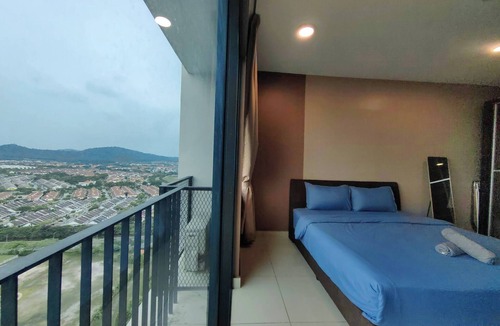 Shah Alam Apartment | Cozy Studio in Shah Alam With Mountain View
