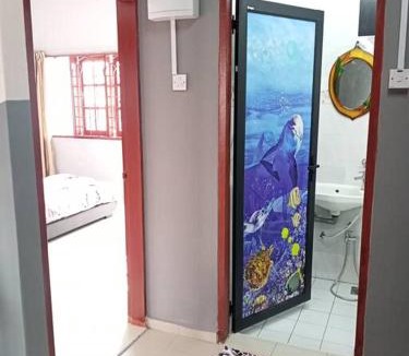 Sungai Baru Tengah House | double storey cosy homestay pengkalan balak fully aircon