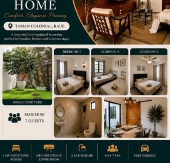 Taman Rotan Tunggal House | Duchess Home Taman Colonial
