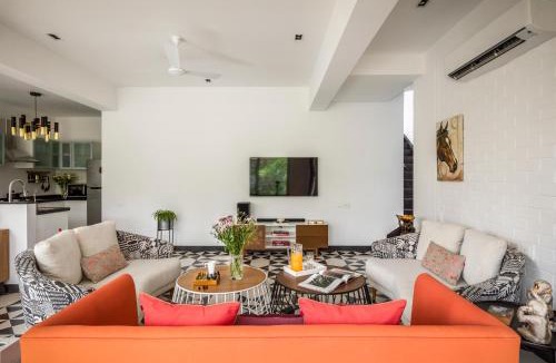 Assagao Apartment | El Rocio by The Blue Kite - 2BHK Apartments in Assagao with Common pool, Free Parking, 8 min away from Vagator Beach