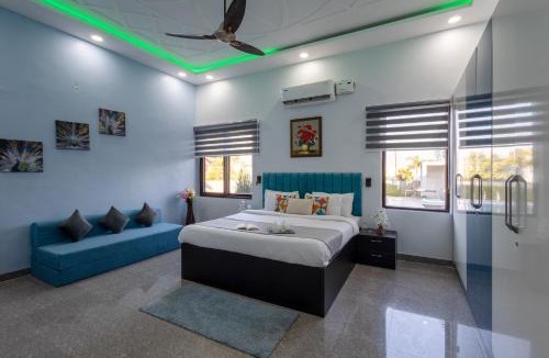 Taoru Villa | ELIVAAS Aarul Farm 3-BHK Pet-friendly With Kids Room, Pvt Pool, Gazebos & Game Zone
